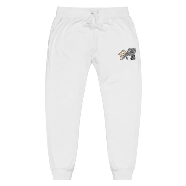 Cocoon white fleece sweatpants