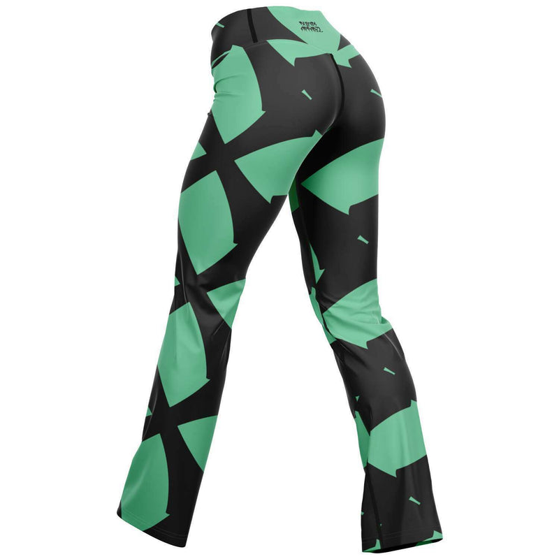 Green crusader Women's Flare Leggings