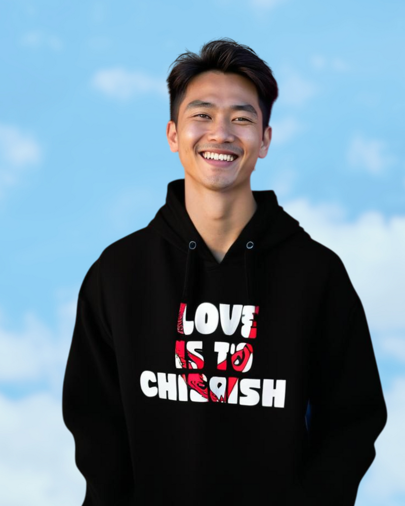 Cherish Valentine Black Hoodie Valentine's Day Merch Gift