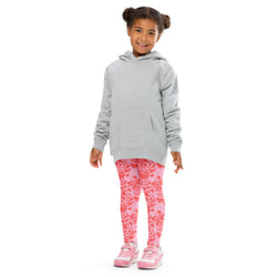 Red Rose Kid's Pink Leggings