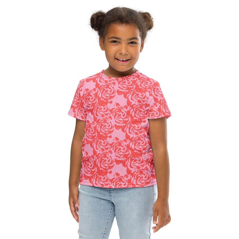 dukiri-apparel-all-over-print-kids-red-rose-pink-crew-neck-t-shirt