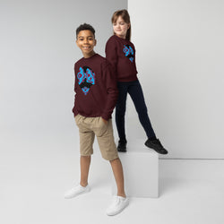 dukiri-apparel-youth-star-gazer-graphic-print-maroon-crew-neck-sweatshirt