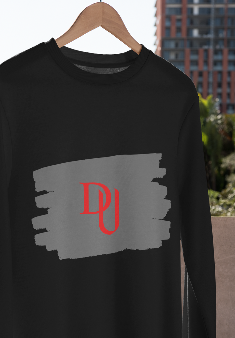 Red Logo Fleece Pullover